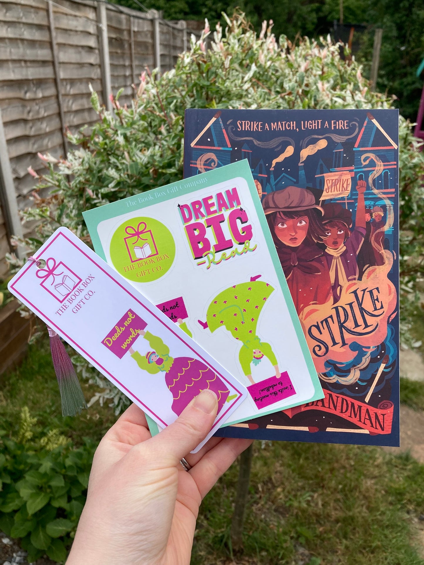 Lightning Strike Book with bookmark and stickers