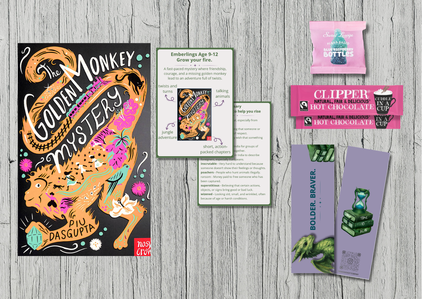 Age 9+ The Golden Monkey Mystery One-Off Book Gift